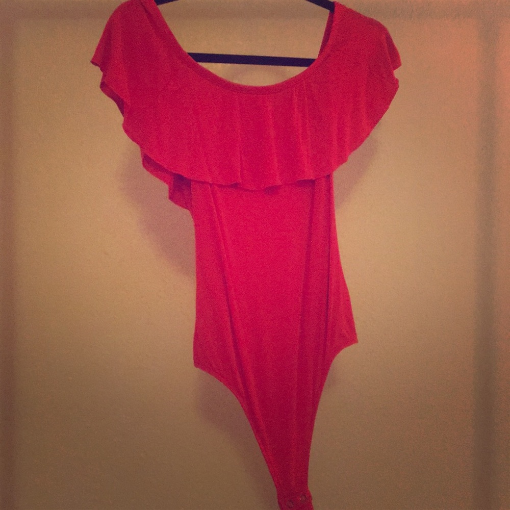Slinky off the shoulder body suit from Express